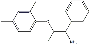 1-[(1-amino-1-phenylpropan-2-yl)oxy]-2,4-dimethylbenzene Struktur