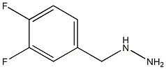 1-[(3,4-difluorophenyl)methyl]hydrazine Struktur