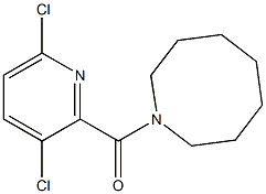 1-[(3,6-dichloropyridin-2-yl)carbonyl]azocane Struktur