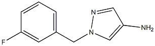 1-[(3-fluorophenyl)methyl]-1H-pyrazol-4-amine Struktur