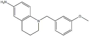 1-[(3-methoxyphenyl)methyl]-1,2,3,4-tetrahydroquinolin-6-amine Struktur