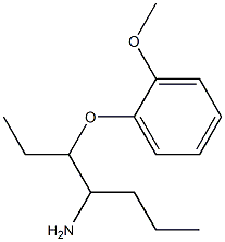 1-[(4-aminoheptan-3-yl)oxy]-2-methoxybenzene Struktur