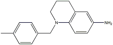 1-[(4-methylphenyl)methyl]-1,2,3,4-tetrahydroquinolin-6-amine Struktur