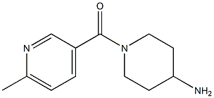 1-[(6-methylpyridin-3-yl)carbonyl]piperidin-4-amine Struktur