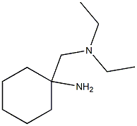 1-[(diethylamino)methyl]cyclohexan-1-amine Struktur