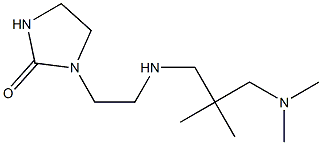 1-[2-({2-[(dimethylamino)methyl]-2-methylpropyl}amino)ethyl]imidazolidin-2-one Struktur