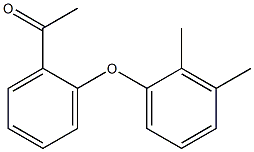 1-[2-(2,3-dimethylphenoxy)phenyl]ethan-1-one Struktur