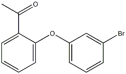 1-[2-(3-bromophenoxy)phenyl]ethan-1-one Struktur