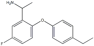 1-[2-(4-ethylphenoxy)-5-fluorophenyl]ethan-1-amine Struktur