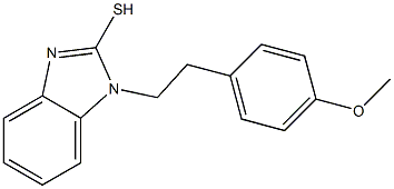 1-[2-(4-methoxyphenyl)ethyl]-1H-1,3-benzodiazole-2-thiol Struktur