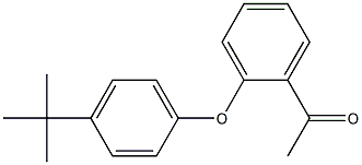 1-[2-(4-tert-butylphenoxy)phenyl]ethan-1-one Struktur