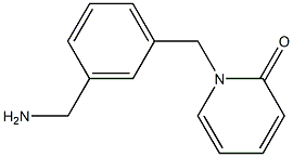 1-[3-(aminomethyl)benzyl]pyridin-2(1H)-one Struktur