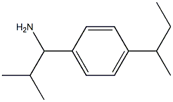 1-[4-(butan-2-yl)phenyl]-2-methylpropan-1-amine Struktur