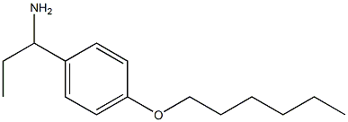 1-[4-(hexyloxy)phenyl]propan-1-amine Struktur