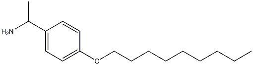 1-[4-(nonyloxy)phenyl]ethan-1-amine Struktur