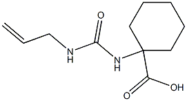 1-{[(allylamino)carbonyl]amino}cyclohexanecarboxylic acid Struktur