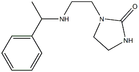 1-{2-[(1-phenylethyl)amino]ethyl}imidazolidin-2-one Struktur