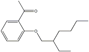 1-{2-[(2-ethylhexyl)oxy]phenyl}ethan-1-one Struktur