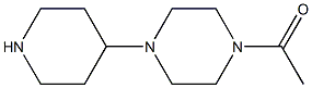 1-acetyl-4-piperidin-4-ylpiperazine Struktur