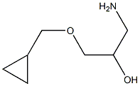 1-amino-3-(cyclopropylmethoxy)propan-2-ol Struktur