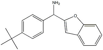 1-benzofuran-2-yl(4-tert-butylphenyl)methanamine Struktur