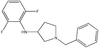 1-benzyl-N-(2,6-difluorophenyl)pyrrolidin-3-amine Struktur