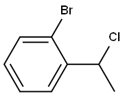 1-bromo-2-(1-chloroethyl)benzene Struktur