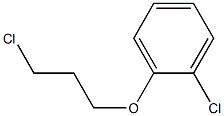 1-chloro-2-(3-chloropropoxy)benzene Struktur