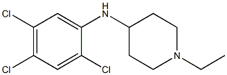 1-ethyl-N-(2,4,5-trichlorophenyl)piperidin-4-amine Struktur