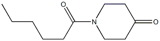 1-hexanoylpiperidin-4-one Struktur