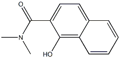 1-hydroxy-N,N-dimethylnaphthalene-2-carboxamide Struktur