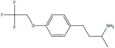 1-methyl-3-[4-(2,2,2-trifluoroethoxy)phenyl]propylamine Struktur