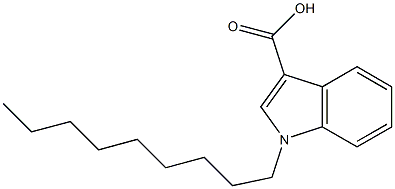 1-nonyl-1H-indole-3-carboxylic acid Struktur