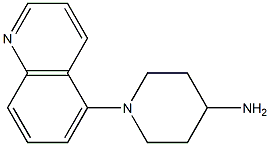 1-quinolin-5-ylpiperidin-4-amine Struktur