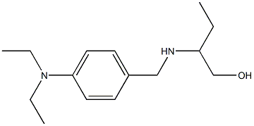 2-({[4-(diethylamino)phenyl]methyl}amino)butan-1-ol Struktur