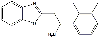 2-(1,3-benzoxazol-2-yl)-1-(2,3-dimethylphenyl)ethan-1-amine Struktur