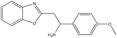 2-(1,3-benzoxazol-2-yl)-1-(4-methoxyphenyl)ethan-1-amine Struktur