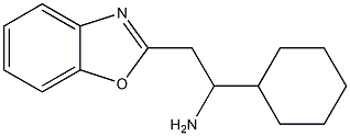 2-(1,3-benzoxazol-2-yl)-1-cyclohexylethan-1-amine Struktur