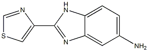 2-(1,3-thiazol-4-yl)-1H-benzimidazol-5-amine Struktur