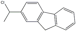 2-(1-chloroethyl)-9H-fluorene Struktur