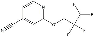 2-(2,2,3,3-tetrafluoropropoxy)pyridine-4-carbonitrile Struktur