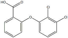 2-(2,3-dichlorophenoxy)benzoic acid Struktur