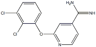 2-(2,3-dichlorophenoxy)pyridine-4-carboximidamide Struktur