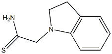 2-(2,3-dihydro-1H-indol-1-yl)ethanethioamide Struktur