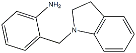 2-(2,3-dihydro-1H-indol-1-ylmethyl)aniline Struktur