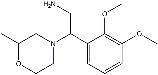 2-(2,3-dimethoxyphenyl)-2-(2-methylmorpholin-4-yl)ethanamine Struktur