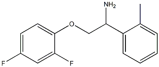 2-(2,4-difluorophenoxy)-1-(2-methylphenyl)ethanamine Struktur