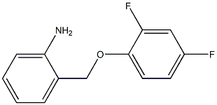 2-(2,4-difluorophenoxymethyl)aniline Struktur