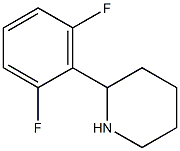 2-(2,6-difluorophenyl)piperidine Struktur