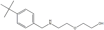 2-(2-{[(4-tert-butylphenyl)methyl]amino}ethoxy)ethan-1-ol Struktur